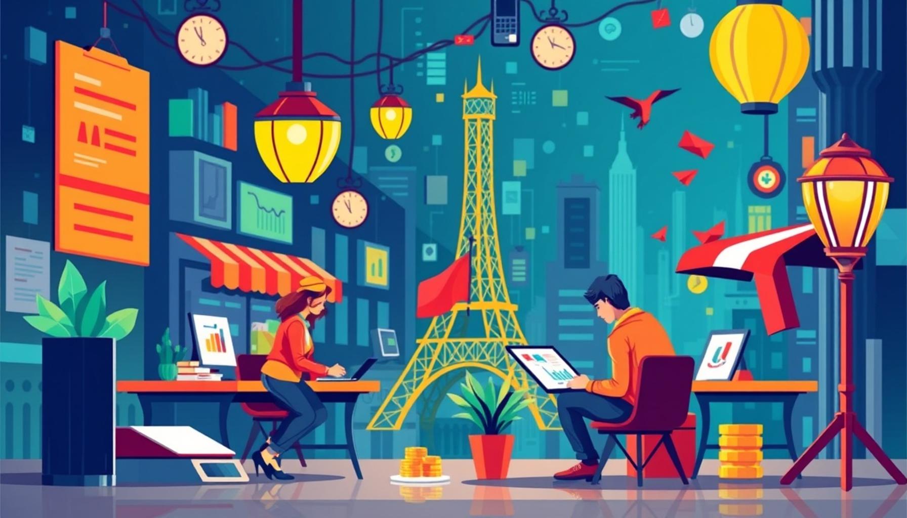 L&rsquo;évolution du travail à distance en France : comment la numérisation transforme le marché du travail